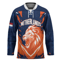 Custom Netherlands 2026 Football Hockey Jersey Go Oranje Majestic Lion