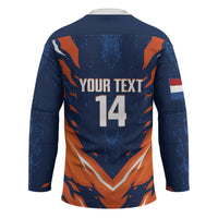 Custom Netherlands 2026 Football Hockey Jersey Go Oranje Majestic Lion