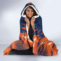 Custom Netherlands 2026 Football Hooded Blanket Go Oranje Majestic Lion