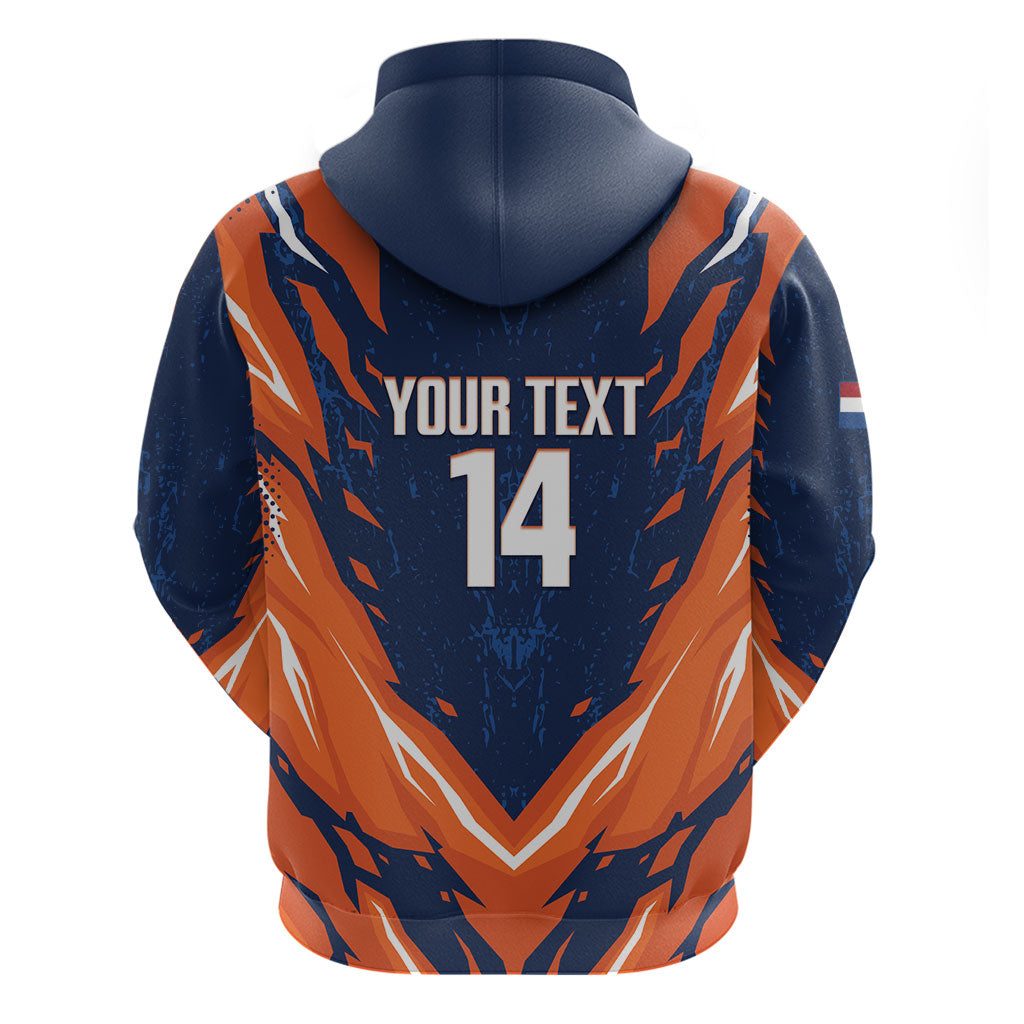 Custom Netherlands 2026 Football Hoodie Go Oranje Majestic Lion