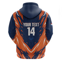 Custom Netherlands 2026 Football Hoodie Go Oranje Majestic Lion