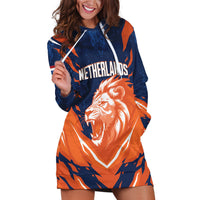 Custom Netherlands 2026 Football Hoodie Dress Go Oranje Majestic Lion