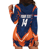 Custom Netherlands 2026 Football Hoodie Dress Go Oranje Majestic Lion