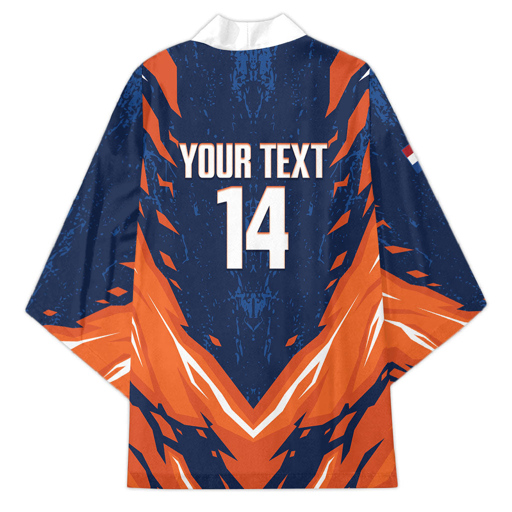 Custom Netherlands 2026 Football Kimono Go Oranje Majestic Lion