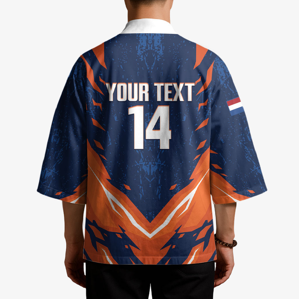 Custom Netherlands 2026 Football Kimono Go Oranje Majestic Lion