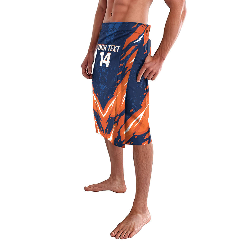 Custom Netherlands 2026 Football Lavalava Go Oranje Majestic Lion