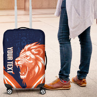 Custom Netherlands 2026 Football Luggage Cover Go Oranje Majestic Lion