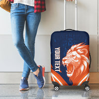 Custom Netherlands 2026 Football Luggage Cover Go Oranje Majestic Lion