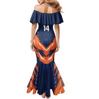 Custom Netherlands 2026 Football Mermaid Dress Go Oranje Majestic Lion