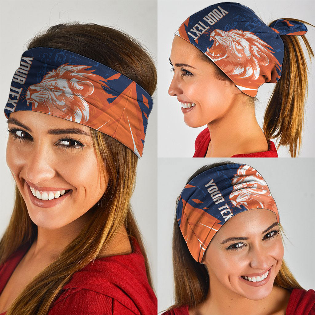 Custom Netherlands 2026 Football Neck Gaiter Go Oranje Majestic Lion
