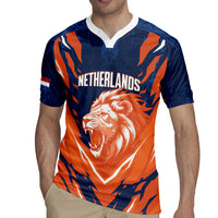 Custom Netherlands 2026 Football Rugby Jersey Go Oranje Majestic Lion