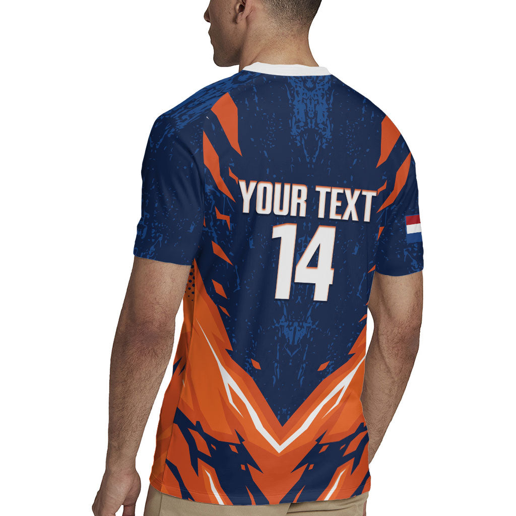 Custom Netherlands 2026 Football Rugby Jersey Go Oranje Majestic Lion
