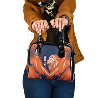 Custom Netherlands 2026 Football Shoulder Handbag Go Oranje Majestic Lion