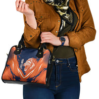 Custom Netherlands 2026 Football Shoulder Handbag Go Oranje Majestic Lion