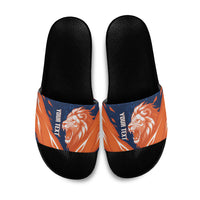 Custom Netherlands 2026 Football Slide Sandals Go Oranje Majestic Lion