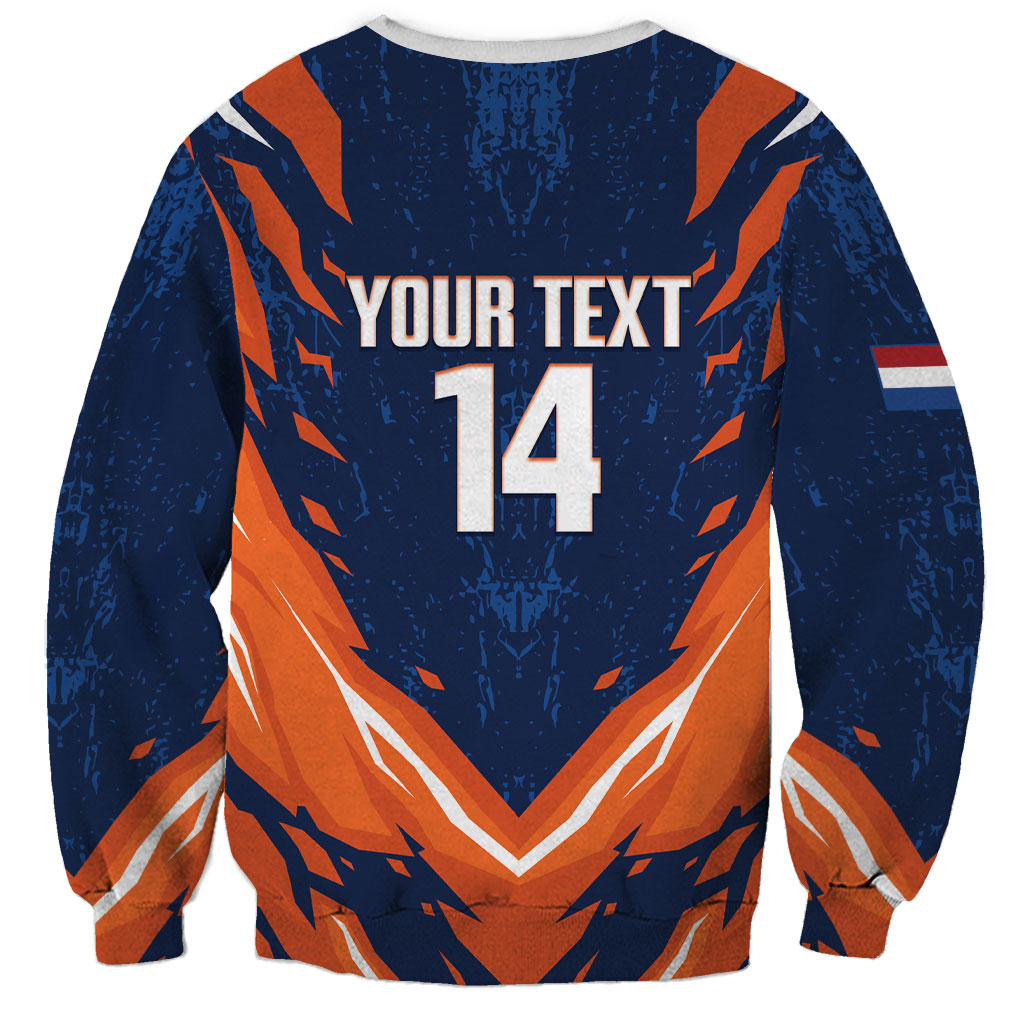 Custom Netherlands 2026 Football Sweatshirt Go Oranje Majestic Lion