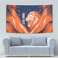 Custom Netherlands 2026 Football Tapestry Go Oranje Majestic Lion