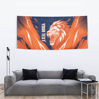 Custom Netherlands 2026 Football Tapestry Go Oranje Majestic Lion