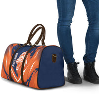 Custom Netherlands 2026 Football Travel Bag Go Oranje Majestic Lion