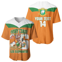 Custom Cote d'Ivoire 2026 Football Baseball Jersey Allez Les Elephant