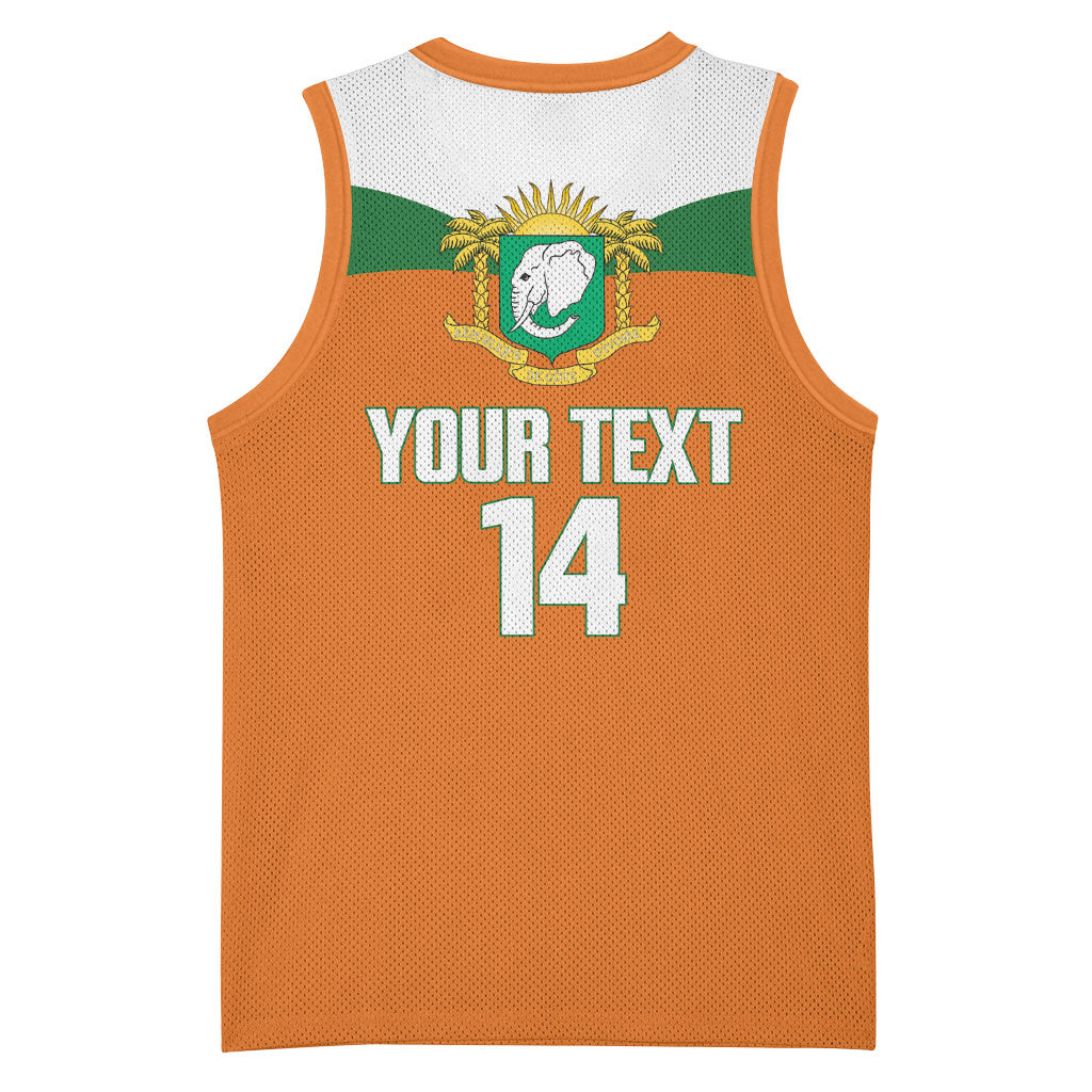 Custom Cote d'Ivoire 2026 Football Basketball Jersey Allez Les Elephant