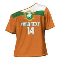 Custom Cote d'Ivoire 2026 Football Cross Shoulder Shirt Allez Les Elephant