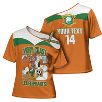 Custom Cote d'Ivoire 2026 Football Cross Shoulder Shirt Allez Les Elephant