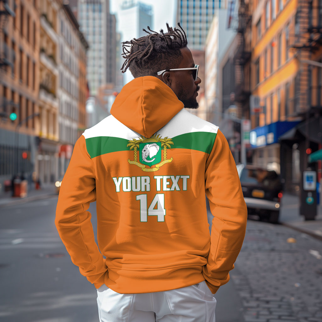 Custom Cote d'Ivoire 2026 Football Hoodie Allez Les Elephant
