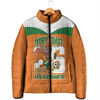 Custom Cote d'Ivoire 2026 Football Padded Jacket Allez Les Elephant