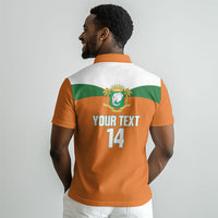 Custom Cote d'Ivoire 2026 Football Polo Shirt Allez Les Elephant LT14