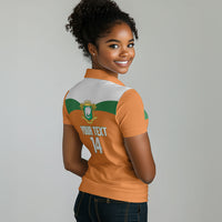 Custom Cote d'Ivoire 2026 Football Women Polo Shirt Allez Les Elephant