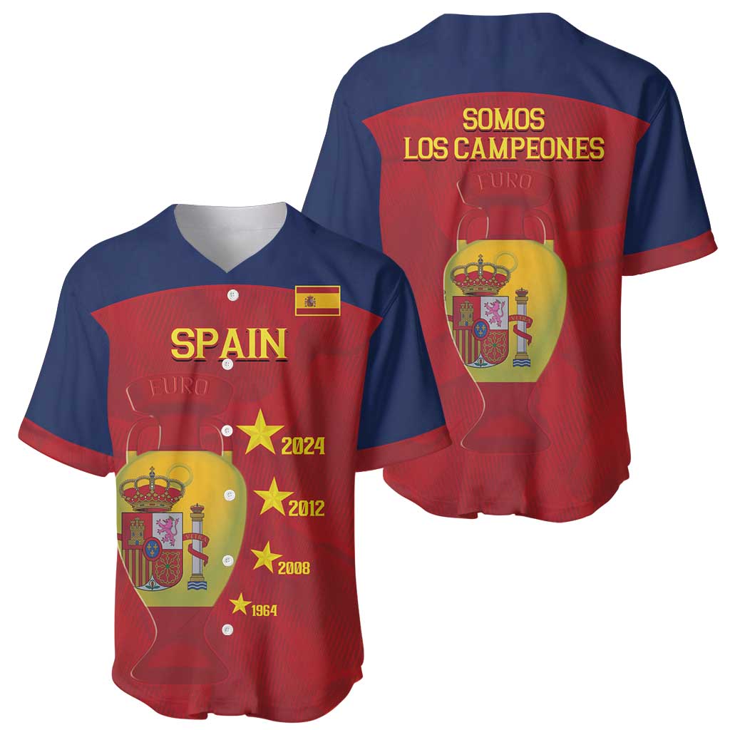 Spain Football Baseball Jersey 4th We Are The Champions - Wonder Print Shop