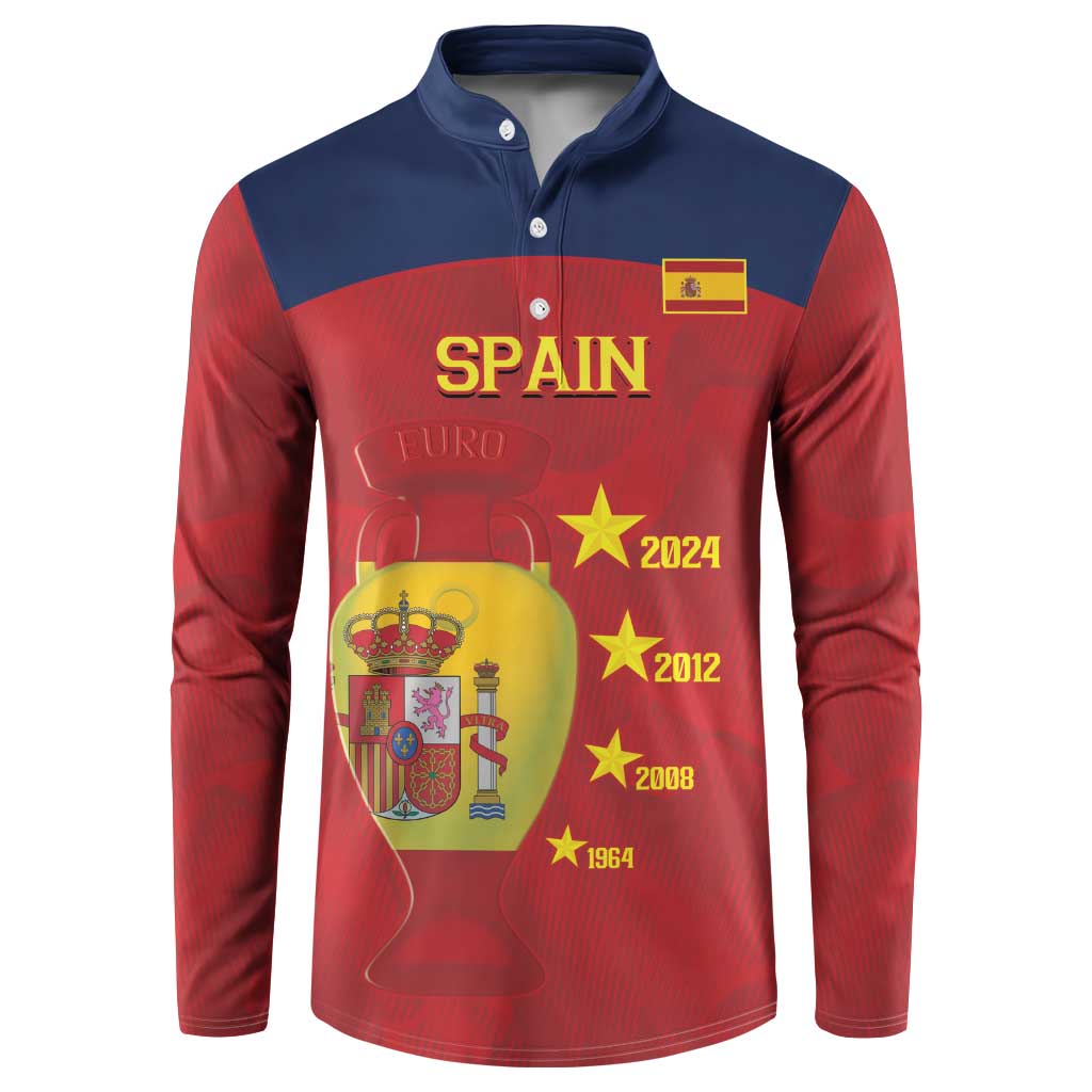 Spain Football Button Sweatshirt 4th We Are The Champions - Wonder Print Shop