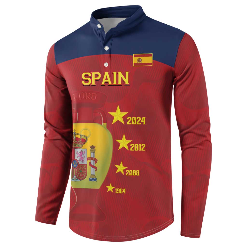 Spain Football Button Sweatshirt 4th We Are The Champions - Wonder Print Shop