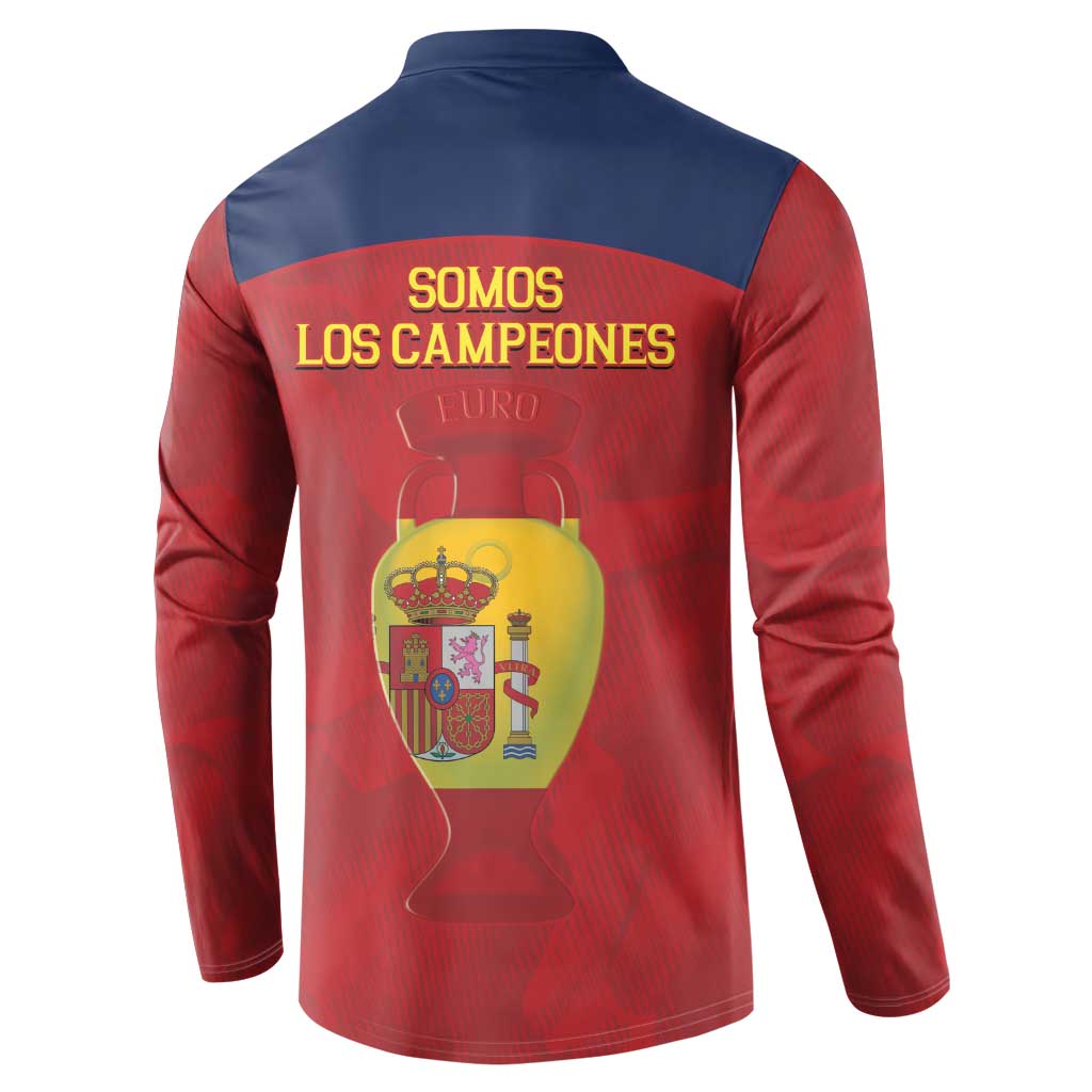 Spain Football Button Sweatshirt 4th We Are The Champions - Wonder Print Shop