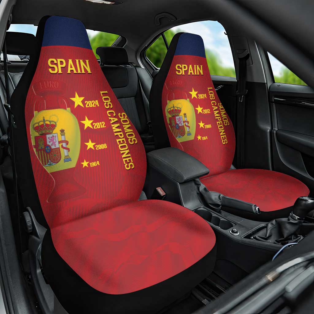 Spain Football Car Seat Cover 4th We Are The Champions - Wonder Print Shop