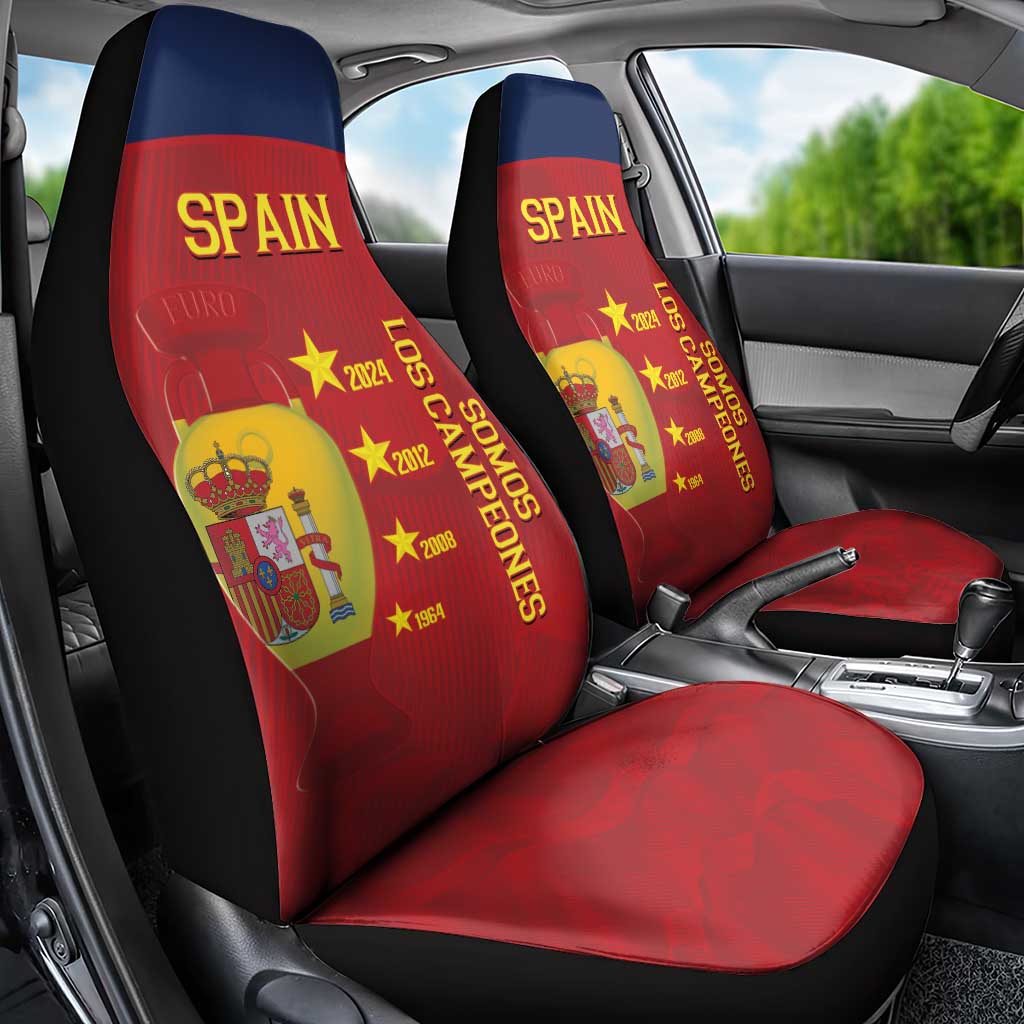 Spain Football Car Seat Cover 4th We Are The Champions - Wonder Print Shop