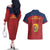 Spain Football Couples Matching Off The Shoulder Long Sleeve Dress and Hawaiian Shirt 4th We Are The Champions - Wonder Print Shop