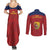 Spain Football Couples Matching Summer Maxi Dress and Long Sleeve Button Shirt 4th We Are The Champions - Wonder Print Shop