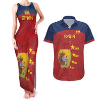Spain Football Couples Matching Tank Maxi Dress and Hawaiian Shirt 4th We Are The Champions - Wonder Print Shop
