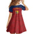 Spain Football Family Matching Off The Shoulder Long Sleeve Dress and Hawaiian Shirt 4th We Are The Champions - Wonder Print Shop