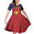 Spain Football Family Matching Off Shoulder Short Dress and Hawaiian Shirt 4th We Are The Champions - Wonder Print Shop