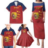 Spain Football Family Matching Puletasi and Hawaiian Shirt 4th We Are The Champions - Wonder Print Shop
