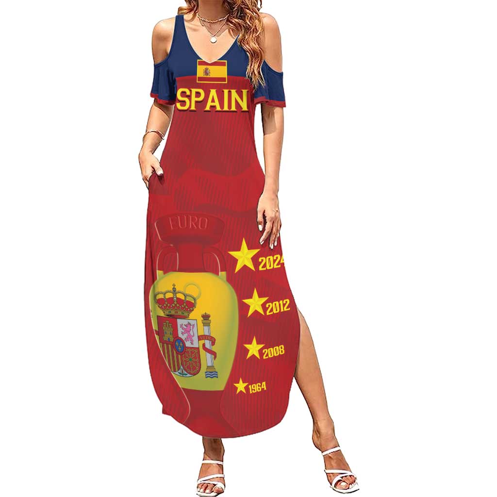 Spain Football Family Matching Summer Maxi Dress and Hawaiian Shirt 4th We Are The Champions - Wonder Print Shop