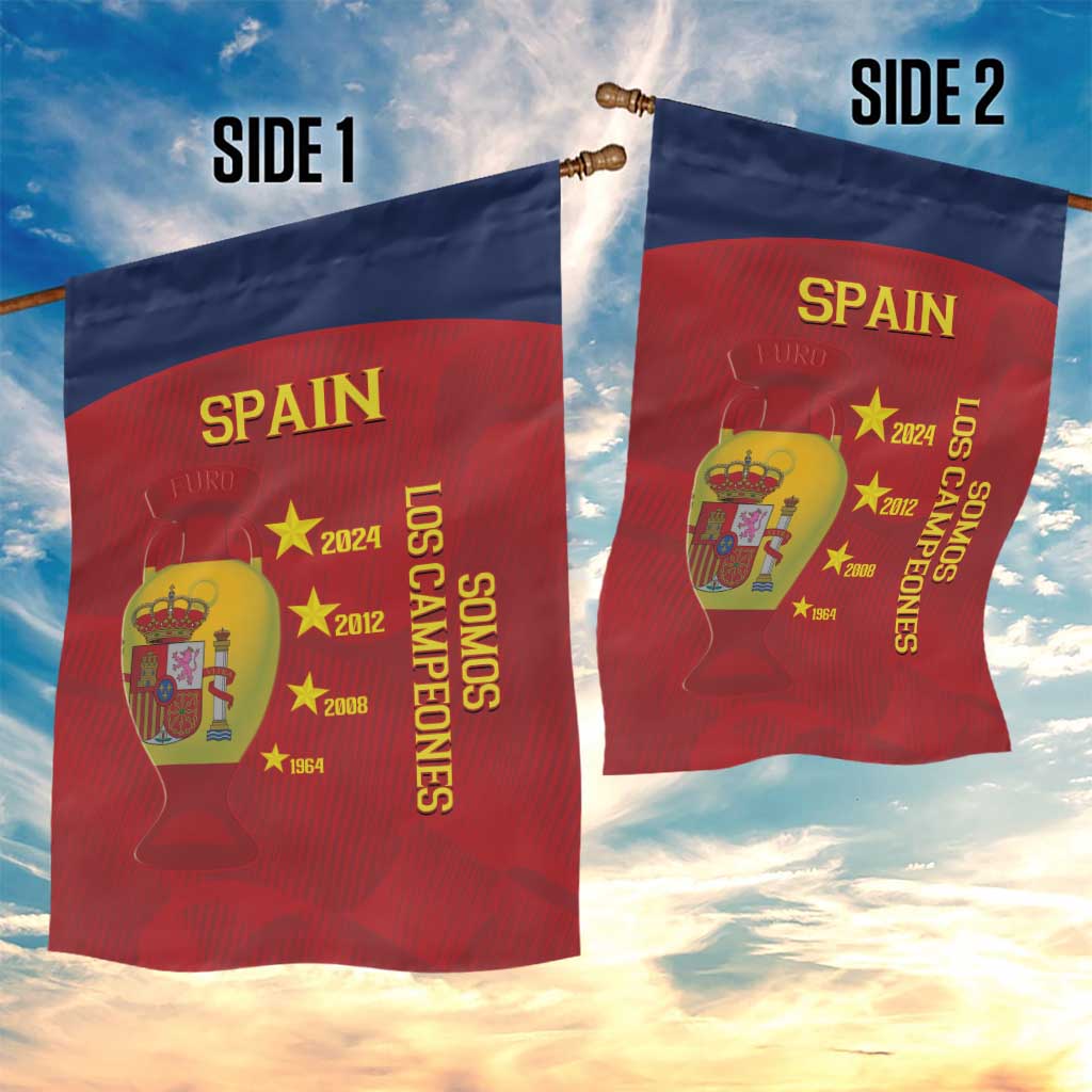 Spain Football Garden Flag 4th We Are The Champions - Wonder Print Shop