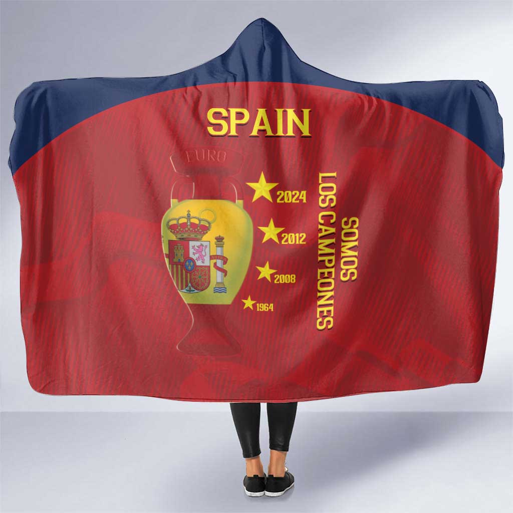 Spain Football Hooded Blanket 4th We Are The Champions