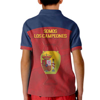 Spain Football Kid Polo Shirt 4th We Are The Champions - Wonder Print Shop