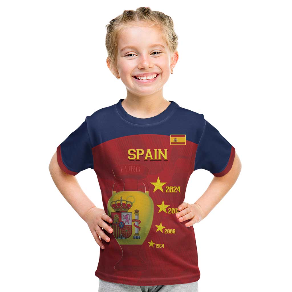 Spain Football Kid T Shirt 4th We Are The Champions - Wonder Print Shop