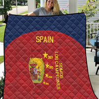 Spain Football Quilt 4th We Are The Champions - Wonder Print Shop