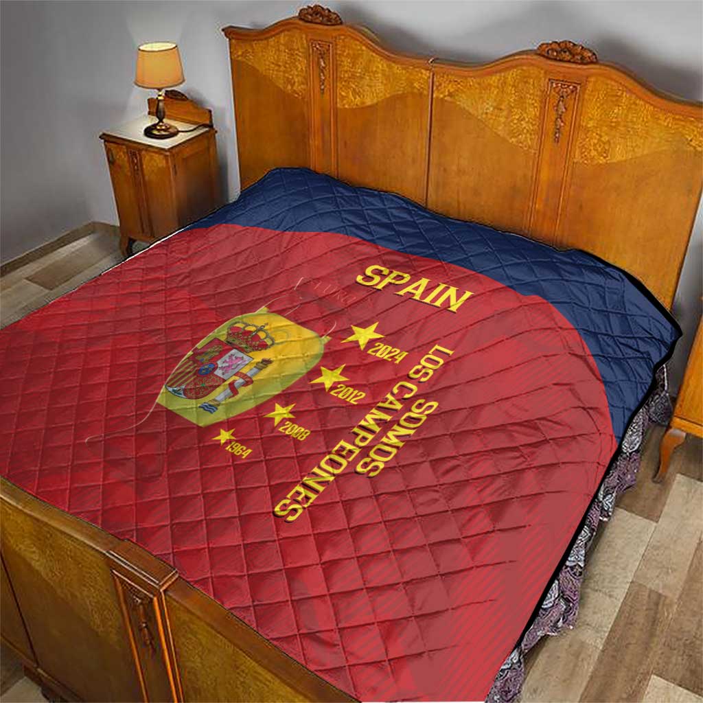 Spain Football Quilt 4th We Are The Champions - Wonder Print Shop